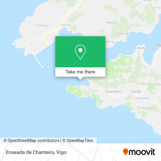 Enseada de Chanteiro map