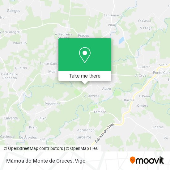 Mámoa do Monte de Cruces map