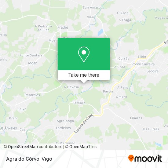 Agra do Córvo map