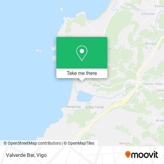 Valverde Bar map