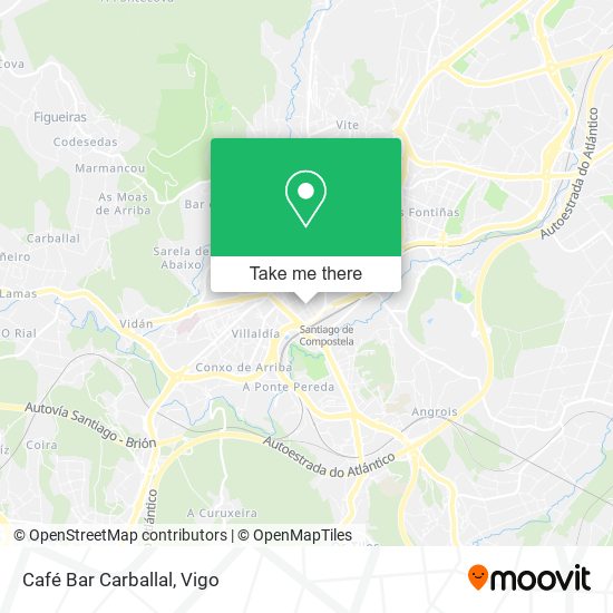 mapa Café Bar Carballal