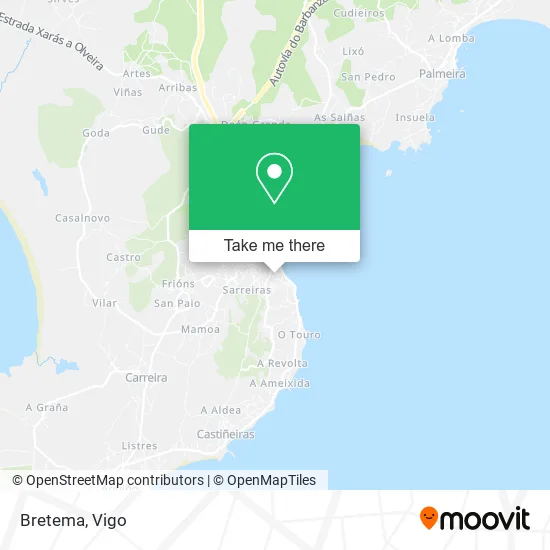 Bretema map