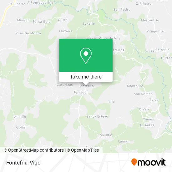 Fontefría map