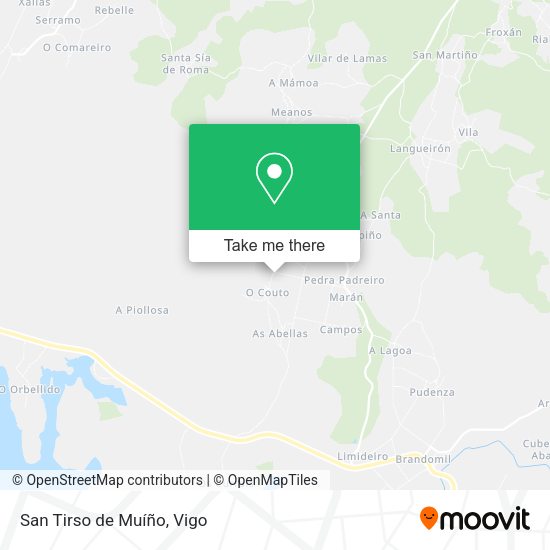 San Tirso de Muíño map