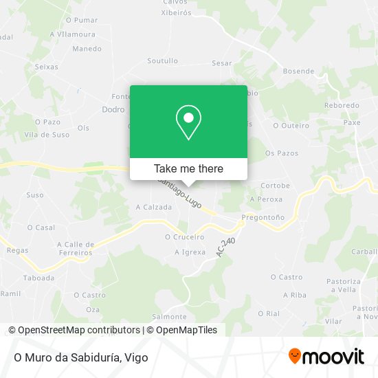 O Muro da Sabiduría map