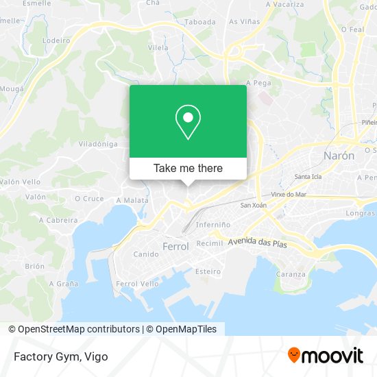 mapa Factory Gym