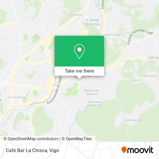 Café Bar La Chisca map