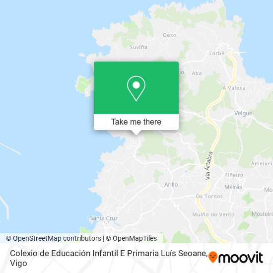 mapa Colexio de Educación Infantil E Primaria Luís Seoane