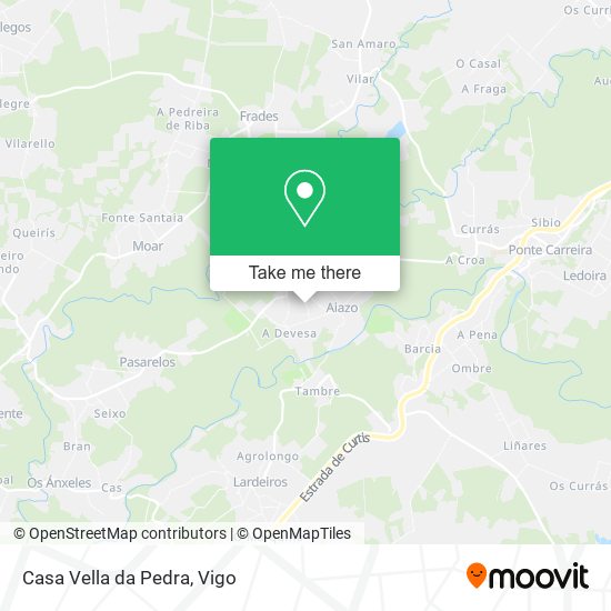 mapa Casa Vella da Pedra