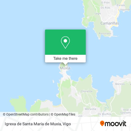 Igrexa de Santa María de Muxía map