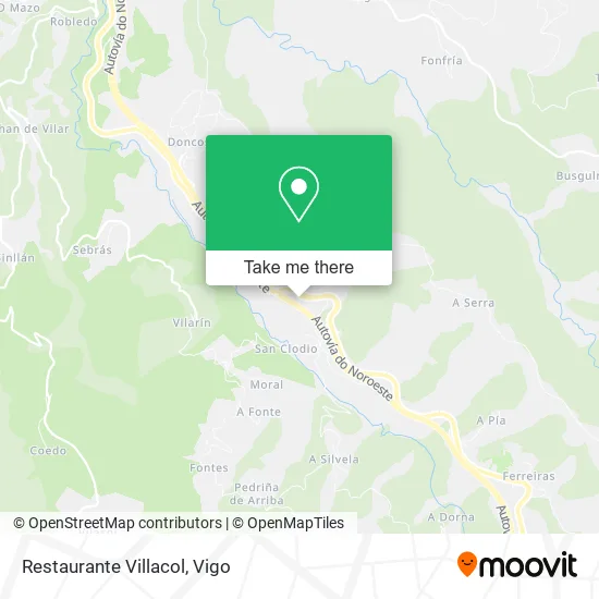 Restaurante Villacol map