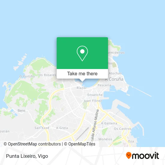 Punta Lixeiro map