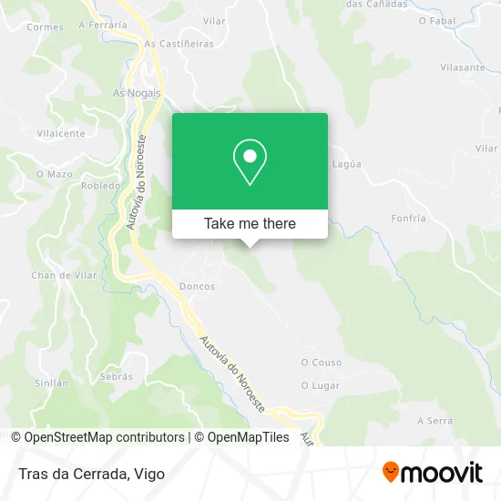 Tras da Cerrada map