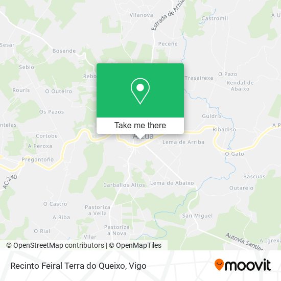 Recinto Feiral Terra do Queixo map