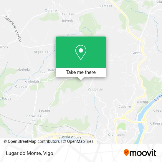 Lugar do Monte map
