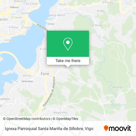Igrexa Parroquial Santa Mariña de Sillobre map