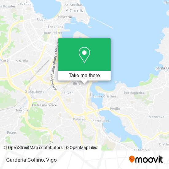 Gardería Golfiño map