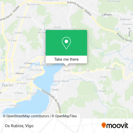 Os Rubios map