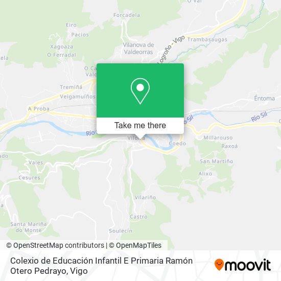 mapa Colexio de Educación Infantil E Primaria Ramón Otero Pedrayo