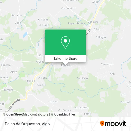 Palco de Orquestas map