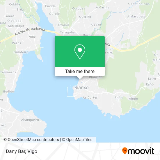 Bar Dany map