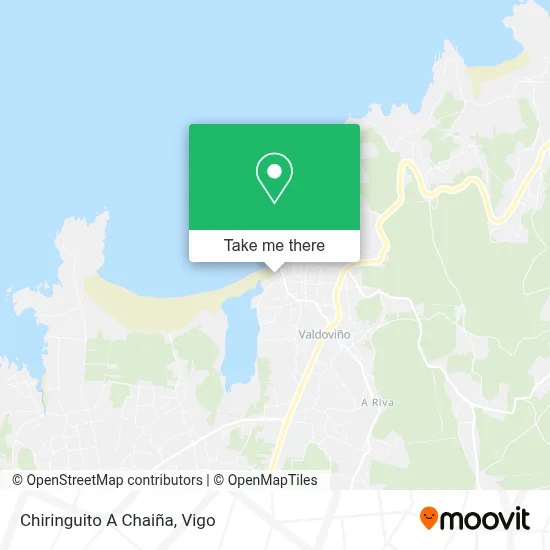 Chiringuito A Chaiña map