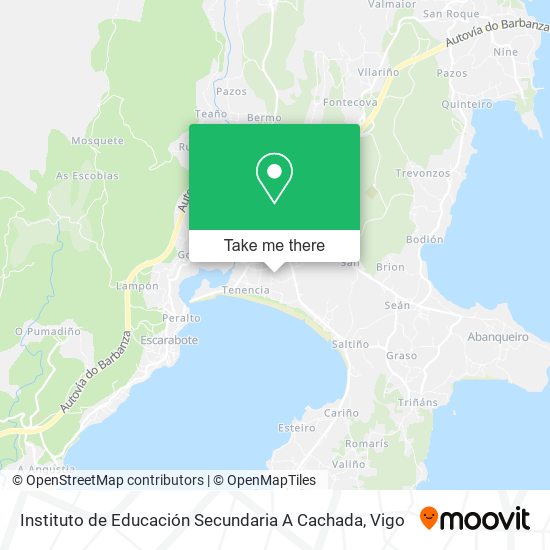 Instituto de Educación Secundaria A Cachada map