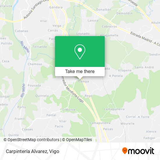 Carpintería Alvarez map