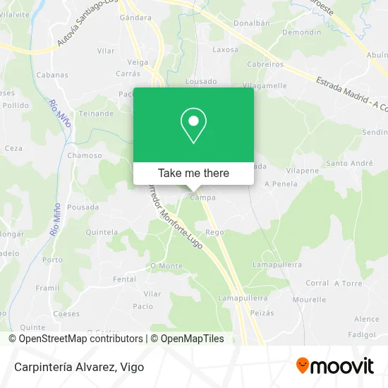 Carpintería Alvarez map