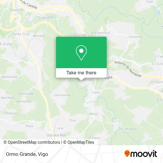 Ormo Grande map