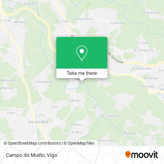 Campo do Muíño map