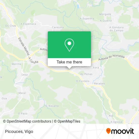 Picouces map