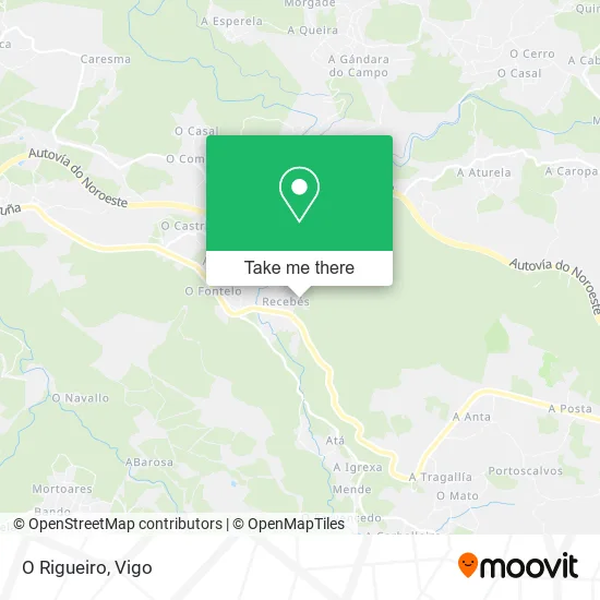 O Rigueiro map