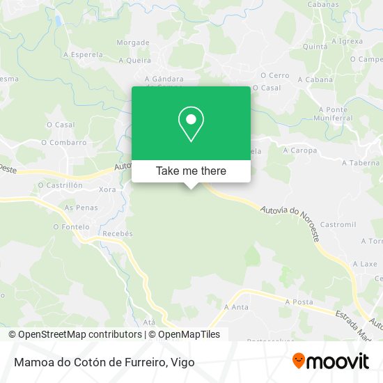 Mamoa do Cotón de Furreiro map