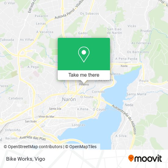 Bike Works map