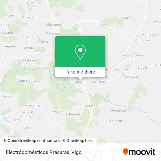 Electródomésticos Présaras map