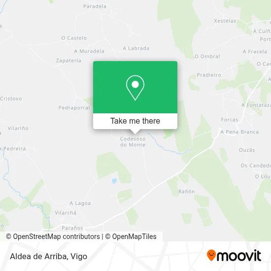 Aldea de Arriba map