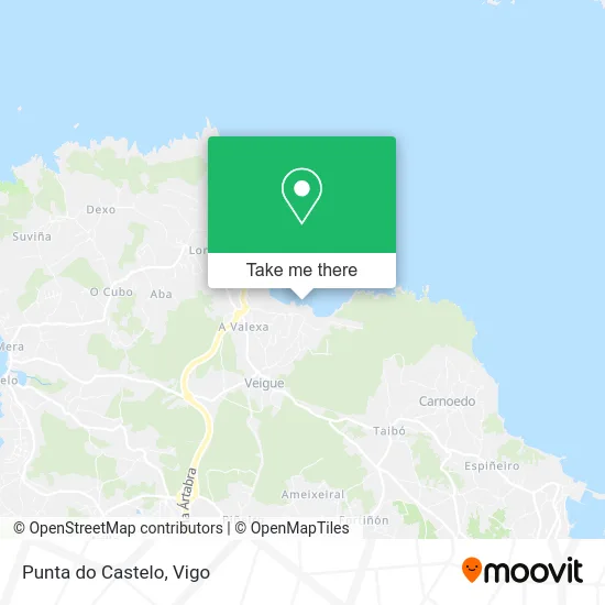 Punta do Castelo map