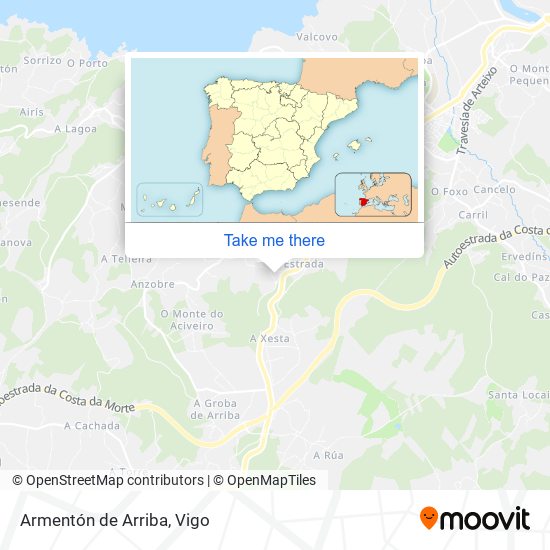 mapa Armentón de Arriba