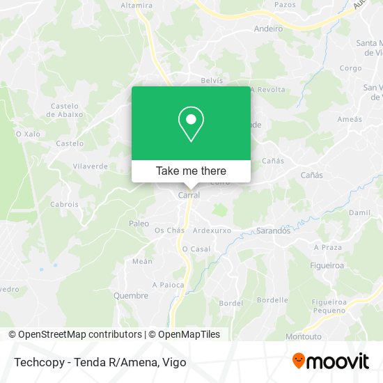 mapa Techcopy - Tenda R/Amena
