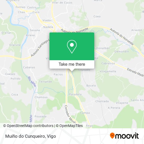 Muíño do Cunqueiro map