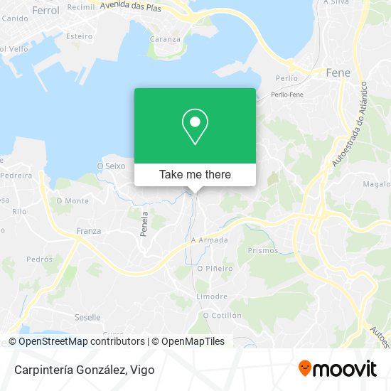 Carpintería González map