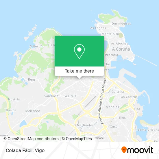 Colada Fácil map