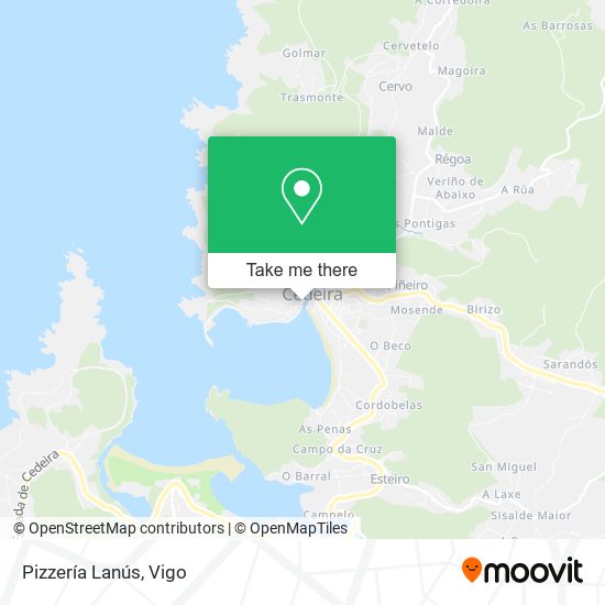 Pizzería Lanús map