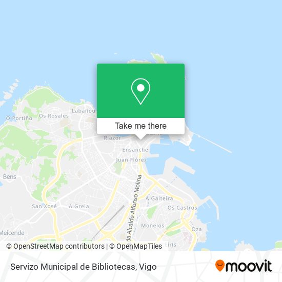 Servizo Municipal de Bibliotecas map