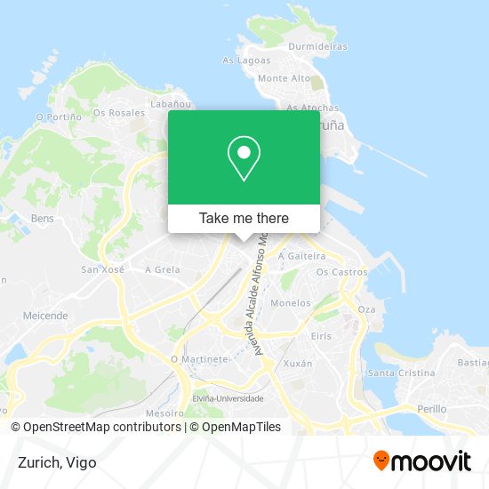 Zurich map