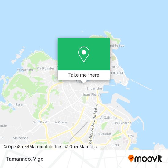 Tamarindo map