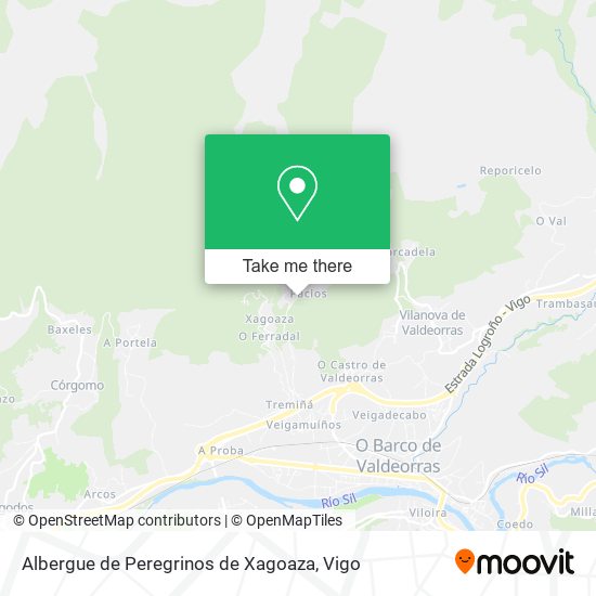 Albergue de Peregrinos de Xagoaza map