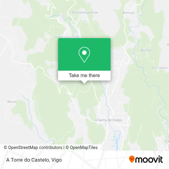 A Torre do Castelo map