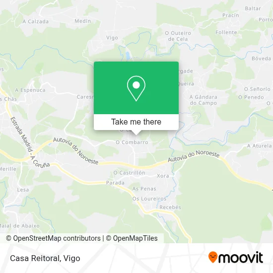 Casa Reitoral map